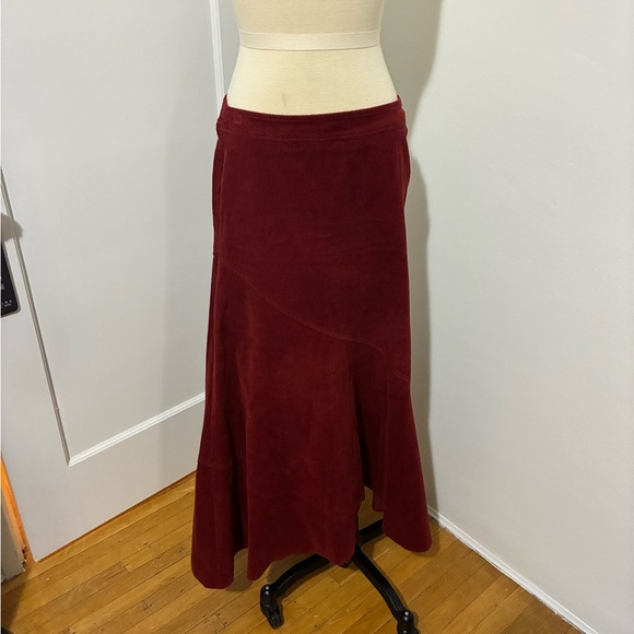 Laura Ashley Corduroy Maxi Skirt - Picture 3 of 7